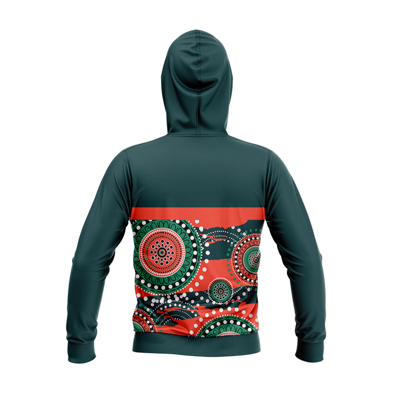 Kid's NRL South Sydney Rabbitohs 2024 Indigenous RS Hoodie