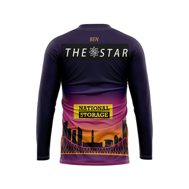 NRL Brisbane Broncos 2023 Long Sleeve Alternate Jersey