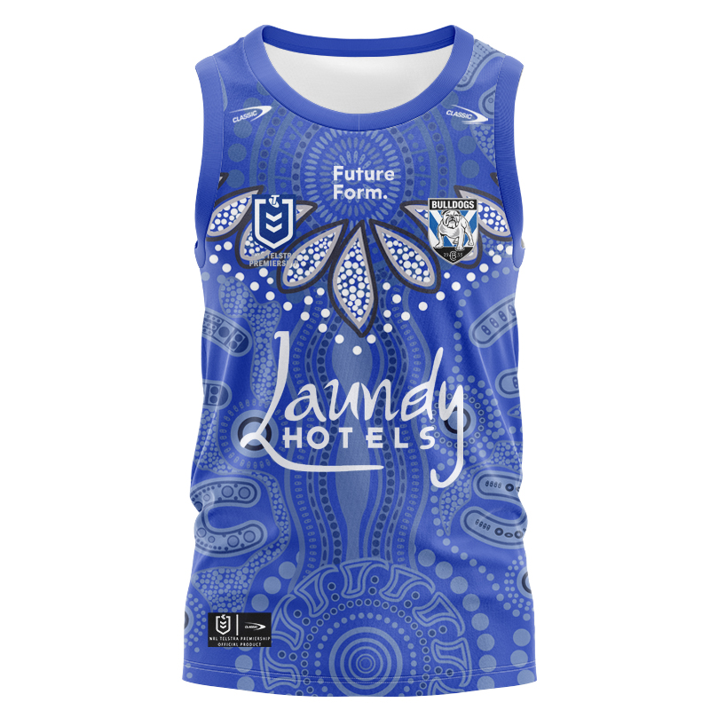 NRL Canterbury-Bankstown Bulldogs 2024 Indigenous Singlet