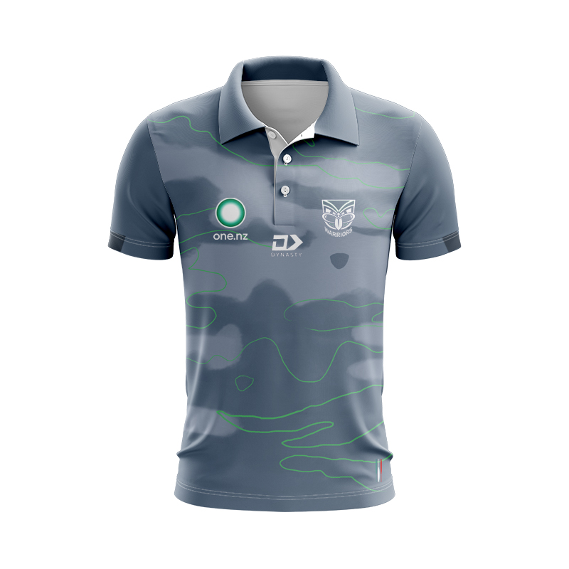 NRL New Zealand Warriors 2024 Training Polo Shirt