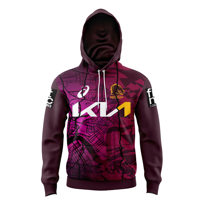 Kid's NRL Brisbane Broncos 2024 Alternate Mix Hoodie