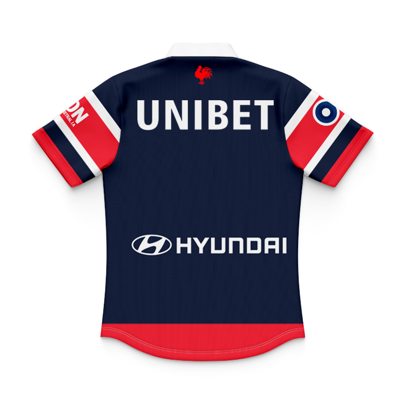 Kid's NRL Sydney Roosters 2024 Home Polo Shirt