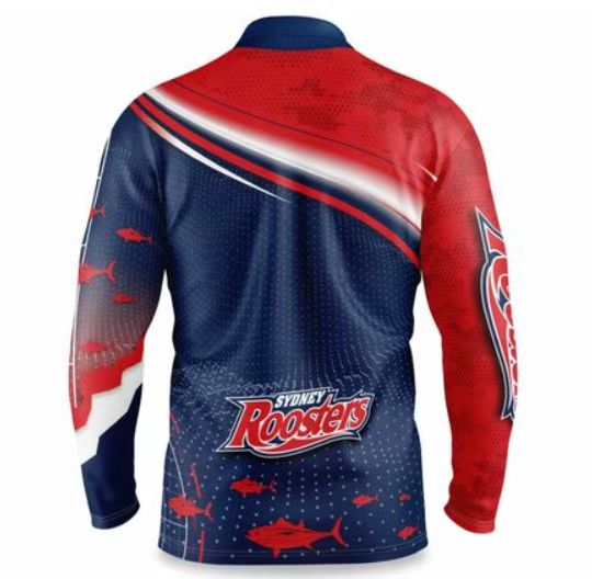 NRL Sydney Roosters 2022 'FISHFINDER' Fishing Shirt