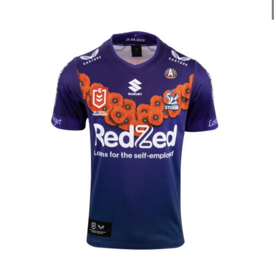 NRL Melbourne Storm 2023 ANZAC Jersey