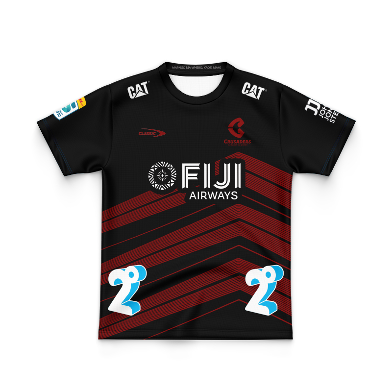 Kid's Canterbury Crusaders Super Rugby 2024 Away Jersey