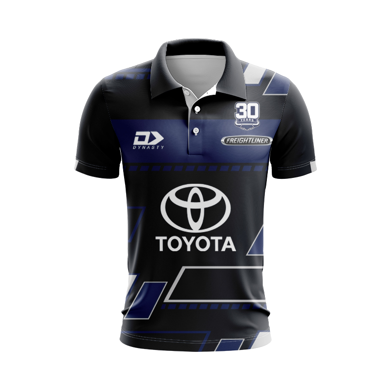 NRL North Queensland Cowboys 2025 Black Training Polo Shirt