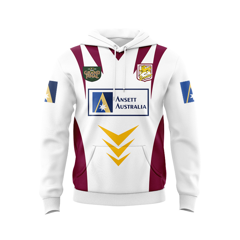 NRL Brisbane Broncos 1998 Retro Hoodie