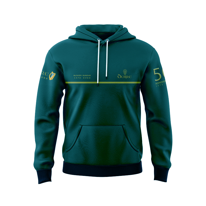 Men's Derry GAA Bloody Sunday Commemorative Dark Green Hoodie