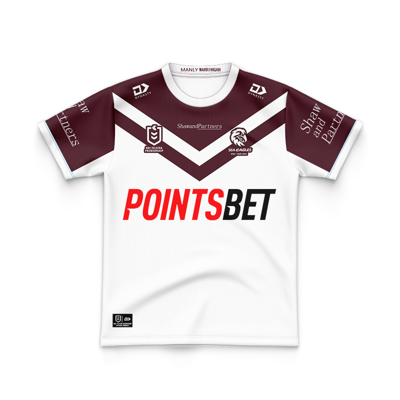 Kid's NRL Manly Warringah Sea Eagles 2024 Away Jersey