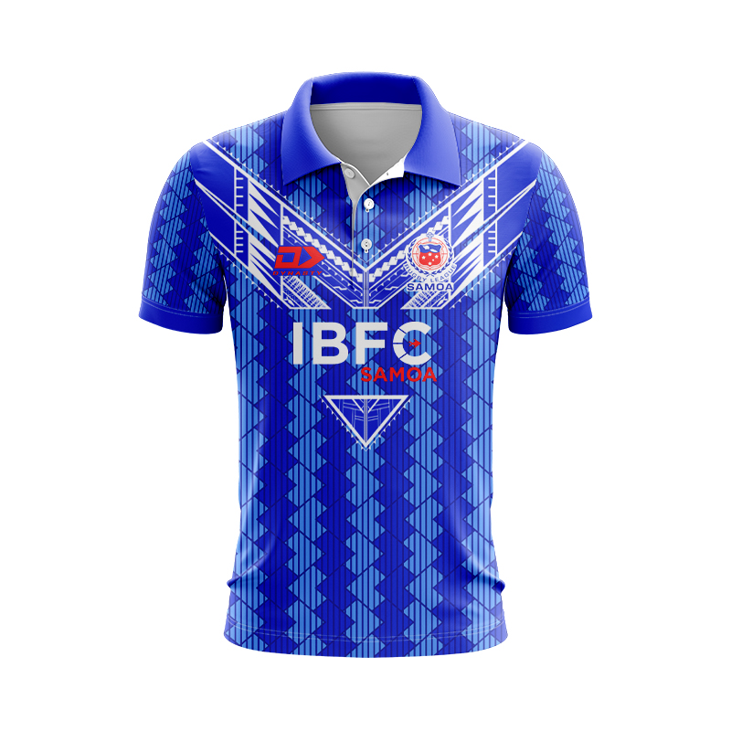 Toa Samoa Rugby League 2024 Home Polo Shirt