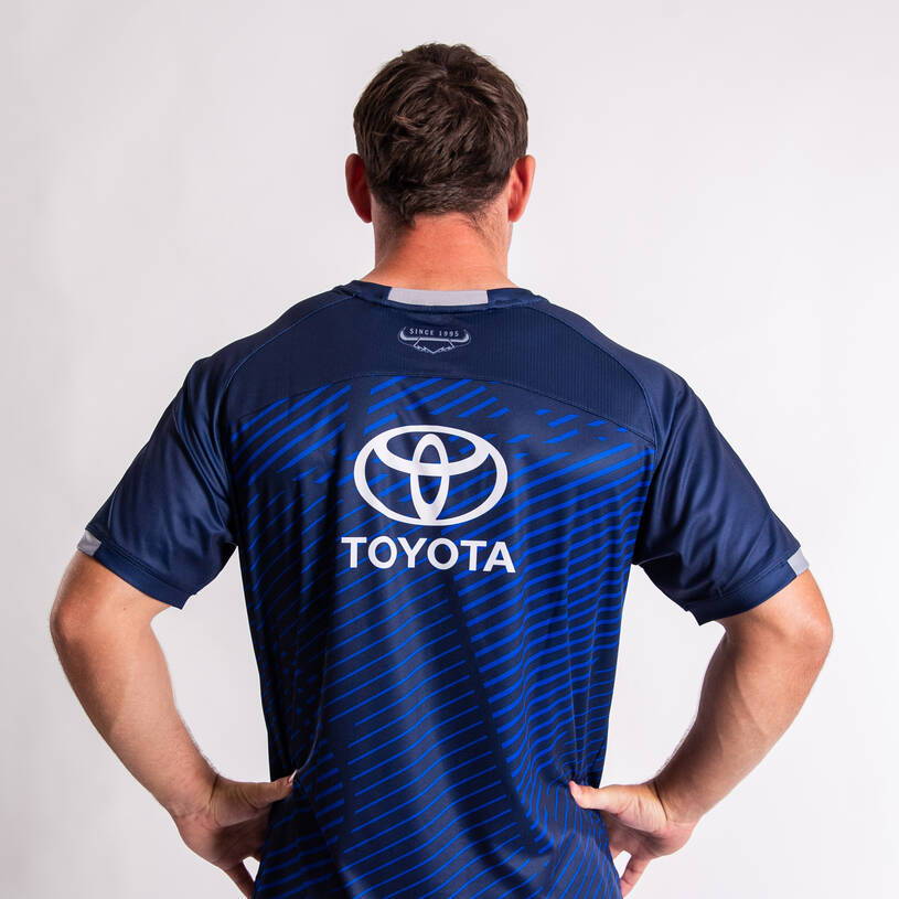 NRL North Queensland Cowboys 2024 Blue Training Jersey