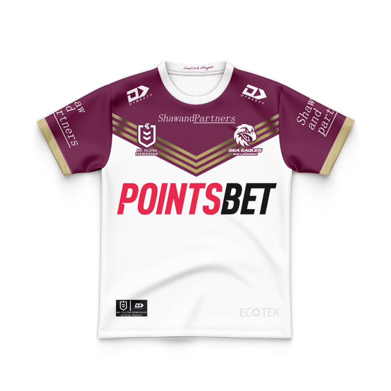 Kid's Manly Warringah Sea Eagles 2024 ANZAC Jersey
