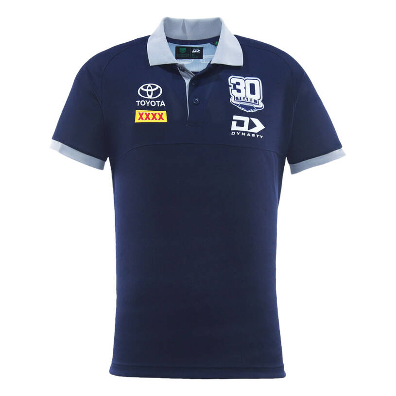NRL North Queensland Cowboys 2025 Media Polo Shirt