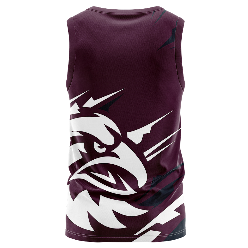 NRL Manly Warringah Sea Eagles 2024 'FISHFINDER' Fishing Singlet