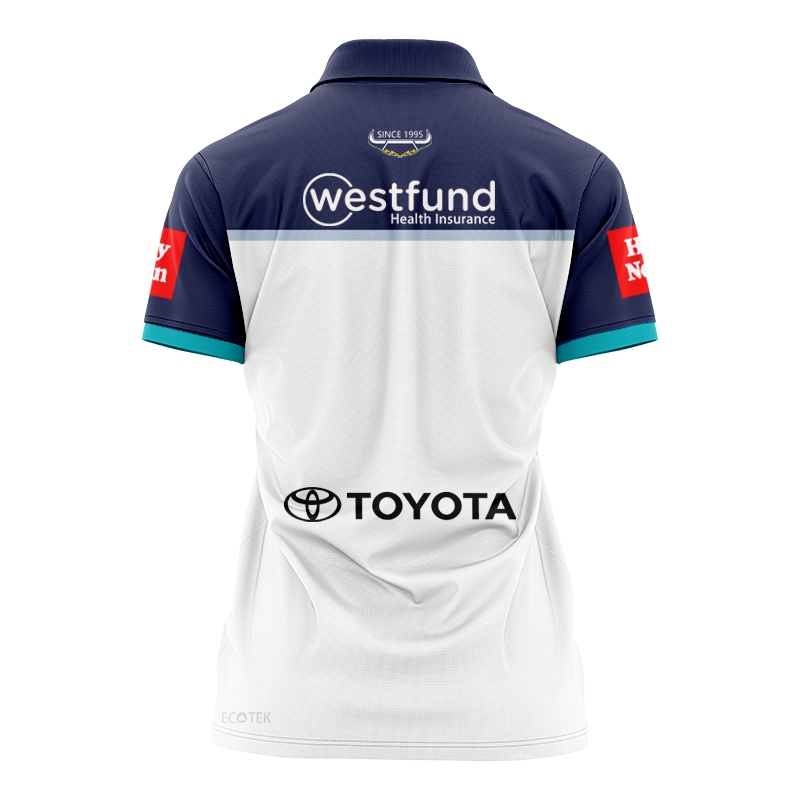 Women's NRLW North Queensland Cowboys 2024 Away Polo Shirt