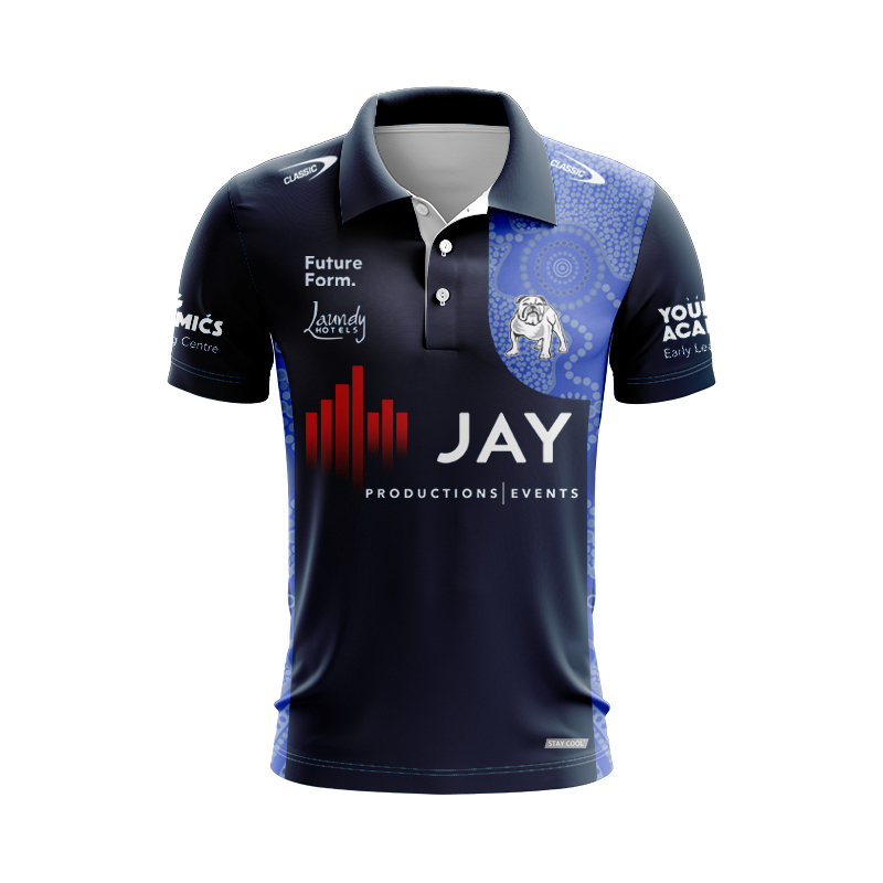 NRL Canterbury-Bankstown Bulldogs 2024 Indigenous Polo Shirt