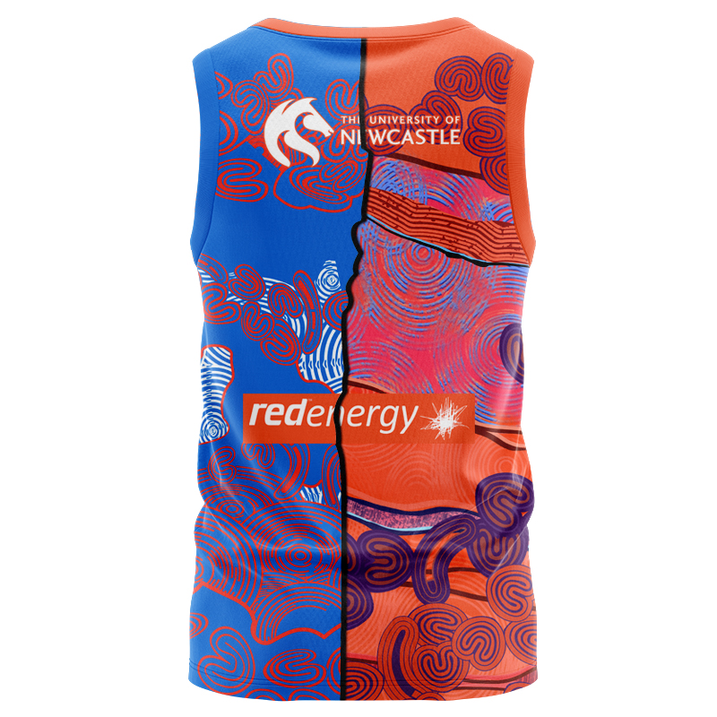 NRL Newcastle Knights 2024 Mix Singlet