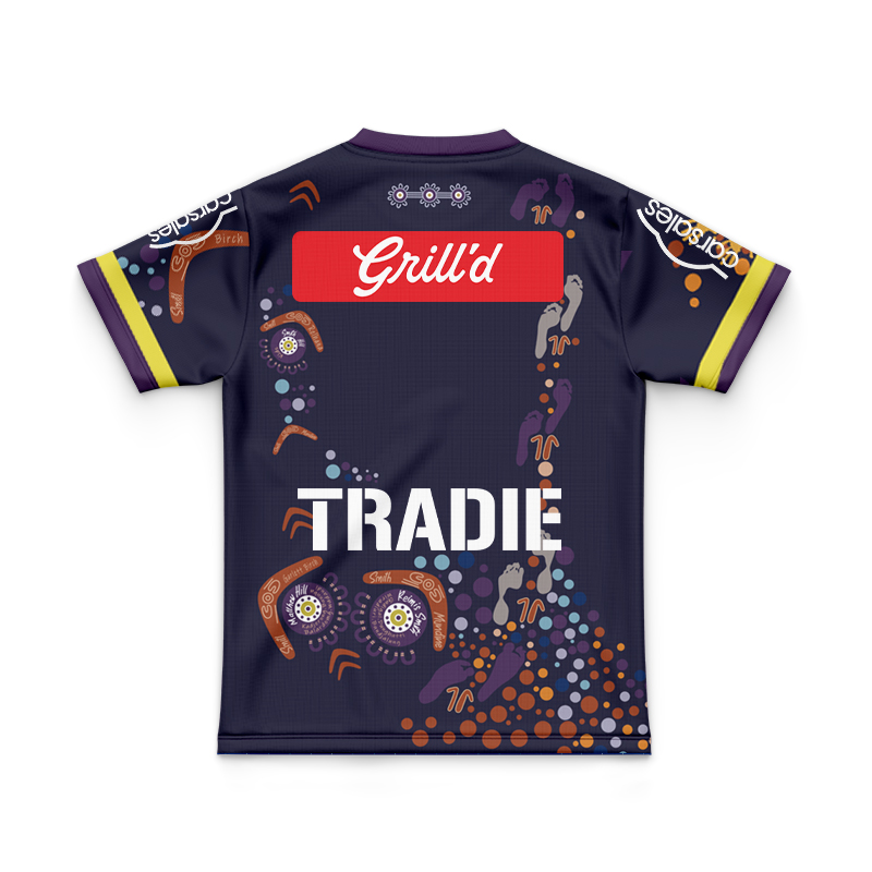 Kid's NRL Melbourne Storm 2024 Indigenous Jersey