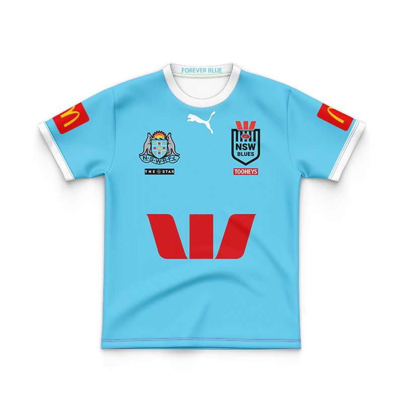 Kid's NSW Blues 2024 Sky Blue Jersey