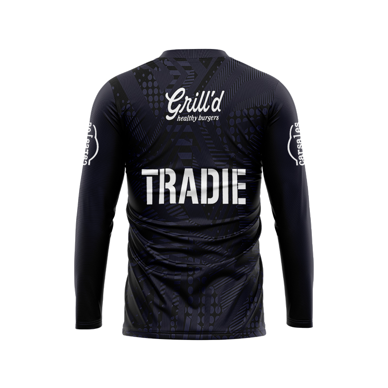 NRL Melbourne Storm 2024 Long Sleeve Black Training Jersey