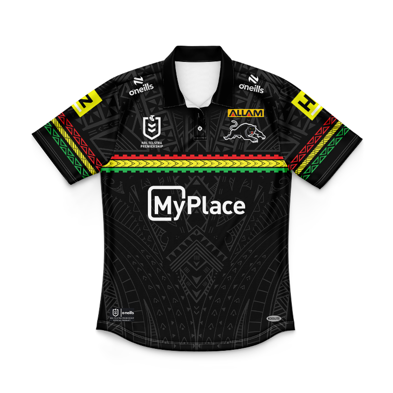 Kid's NRL Penrith Panthers 2024 ANZAC Polo Shirt