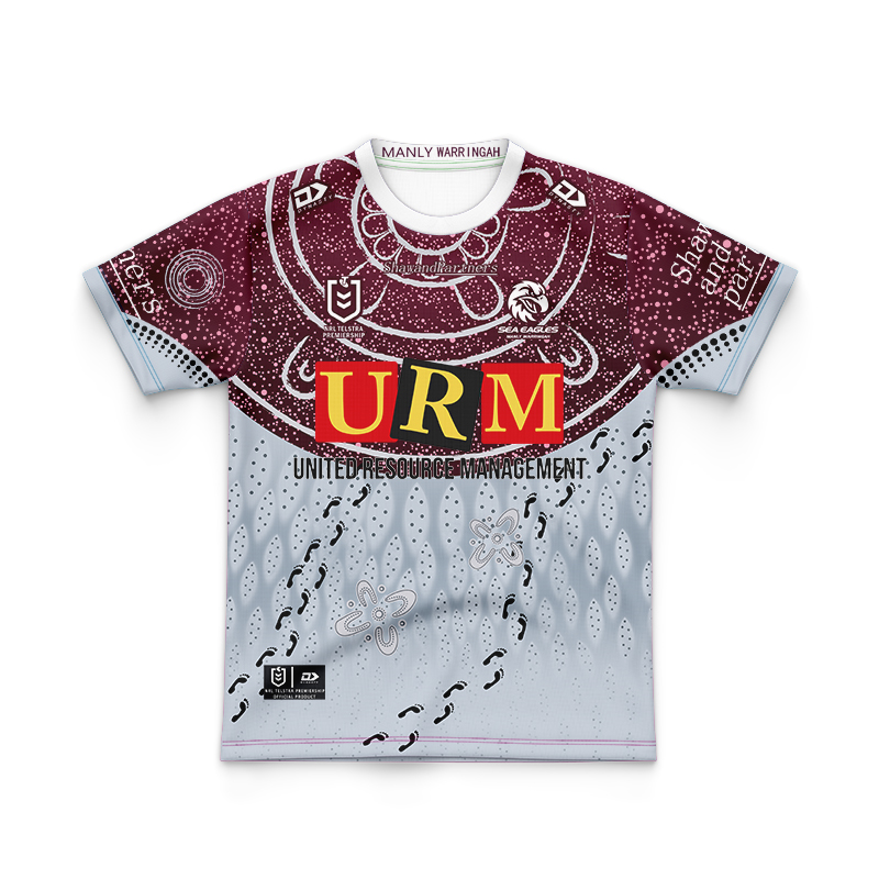 Kid's NRL Manly Warringah Sea Eagles 2024 Indigenous Jersey