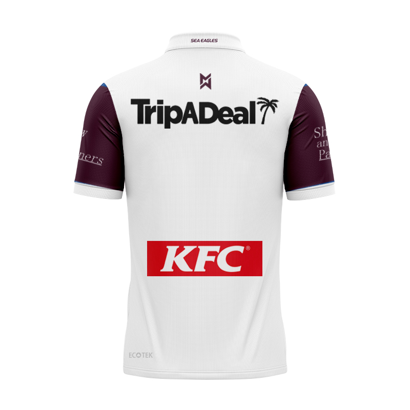 NRL Manly Warringah Sea Eagles 2025 Away Polo Shirt
