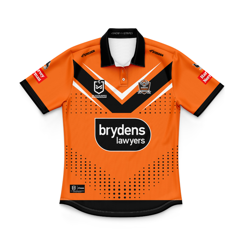 Kid's NRL Wests Tigers 2024 Away Polo Shirt