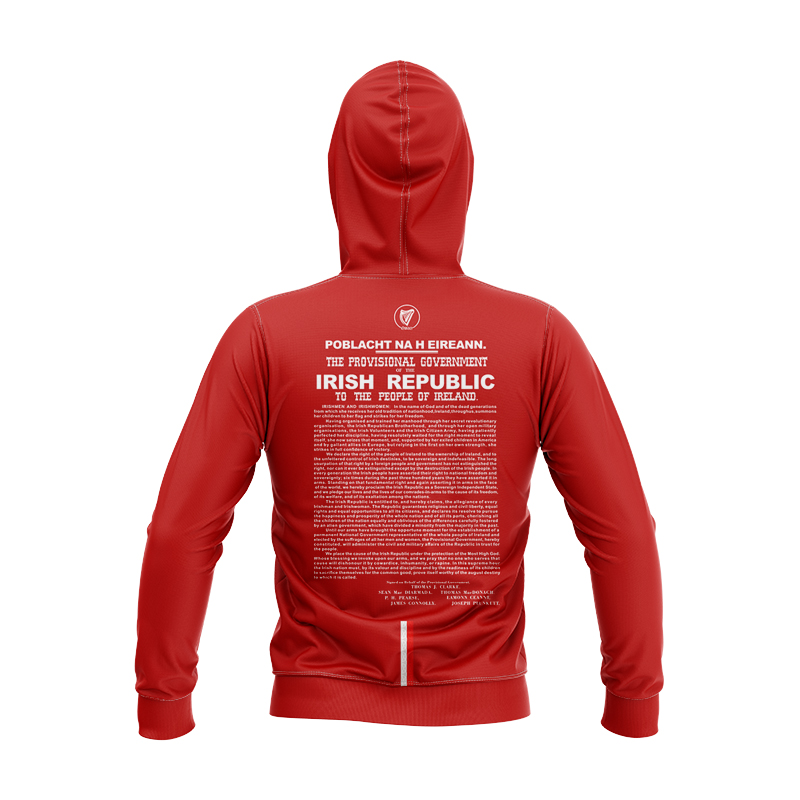 Kid's Ireland GAA 1916 Commemoration Red Hoodie