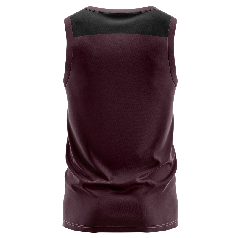 NRL Brisbane Broncos 2025 Maroon Training Singlet