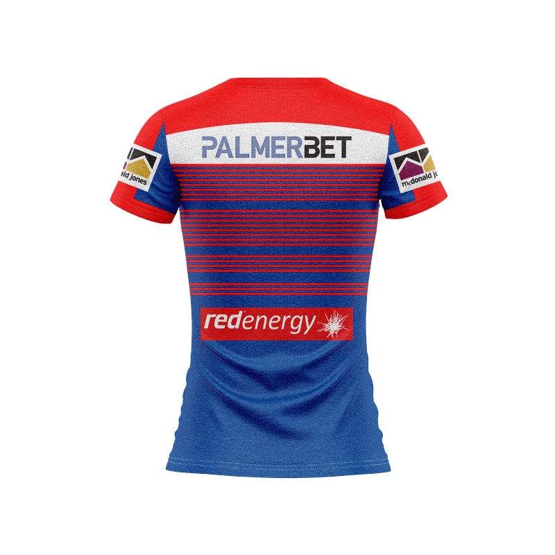 Women's NRL Newcastle Knights 2024 Red Blue Training Jersey