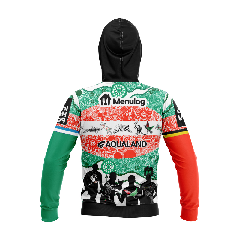 Kid's NRL South Sydney Rabbitohs 2024 Indigenous Hoodie