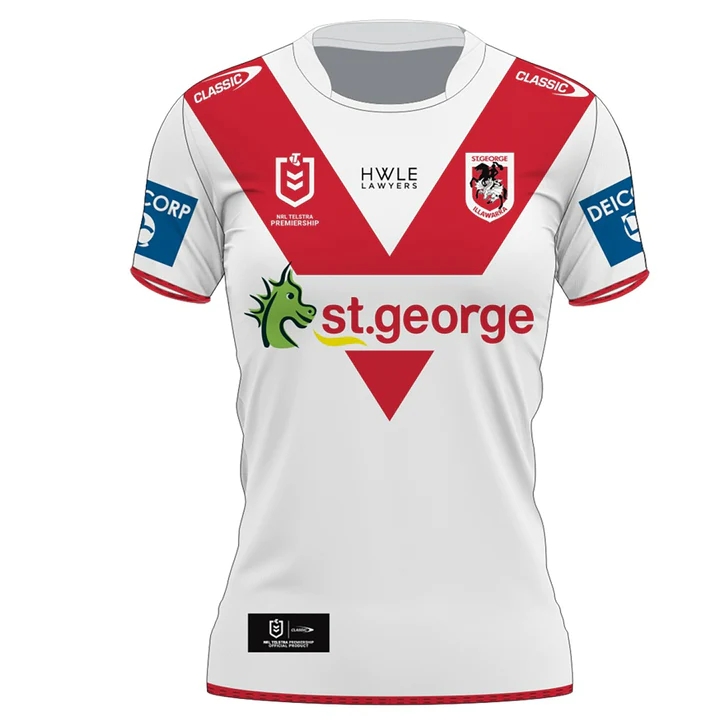 NRL St George Illawarra Dragons 2024 Home Jersey