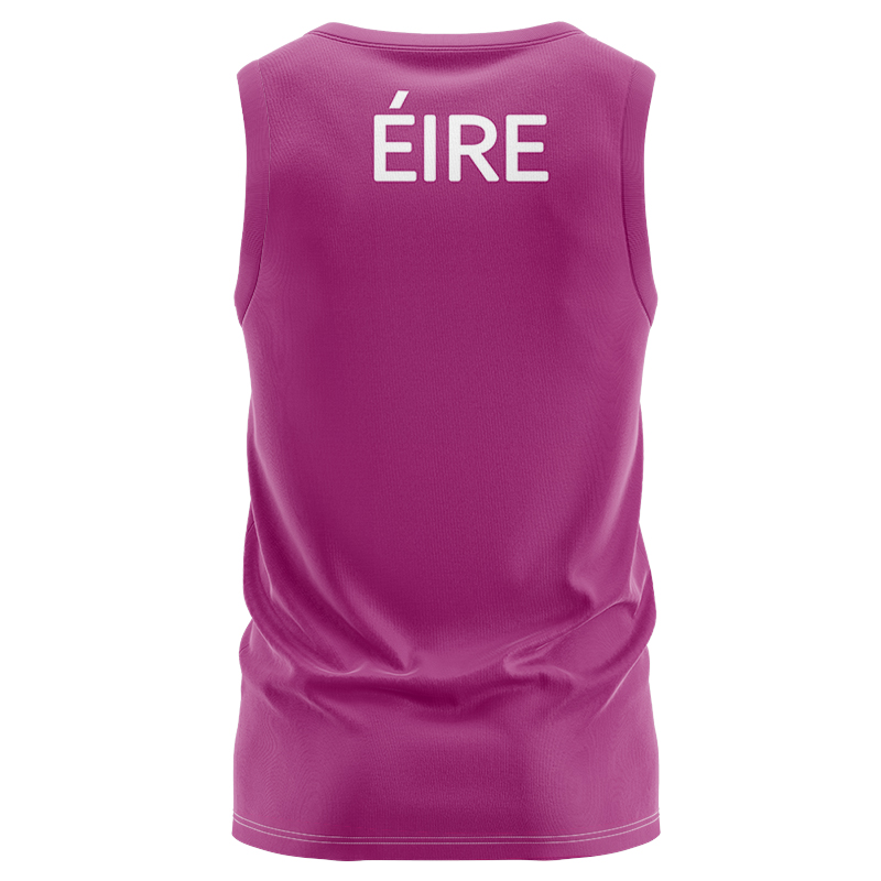 Men's Ireland GAA 2023 Pink Sleeveless Jersey