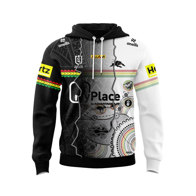 NRL Penrith Panthers 2024 Indigenous Mix Hoodie