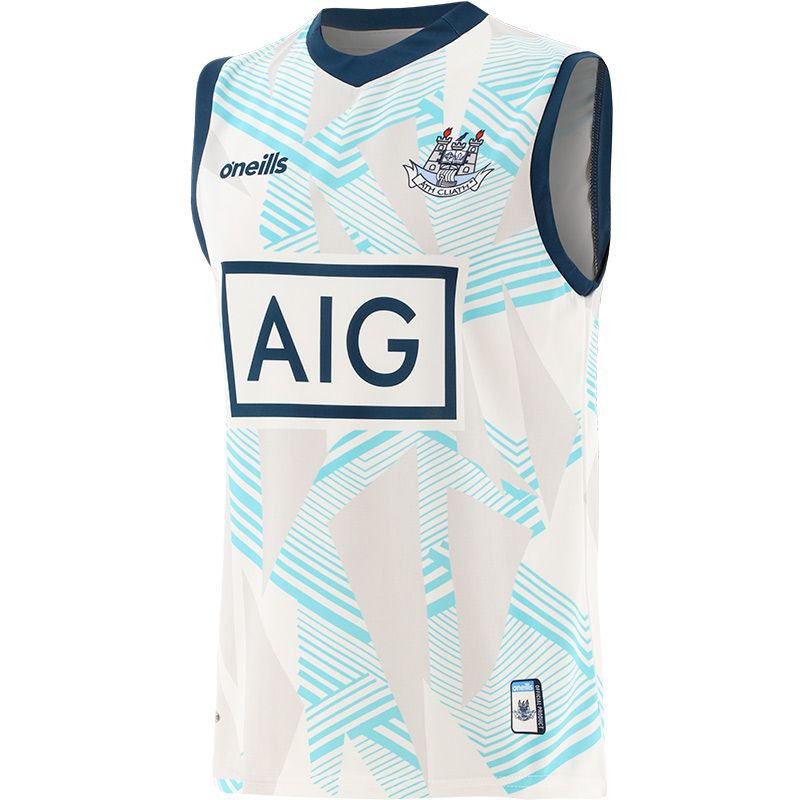 Men's Dublin GAA 2023 White Training Vest