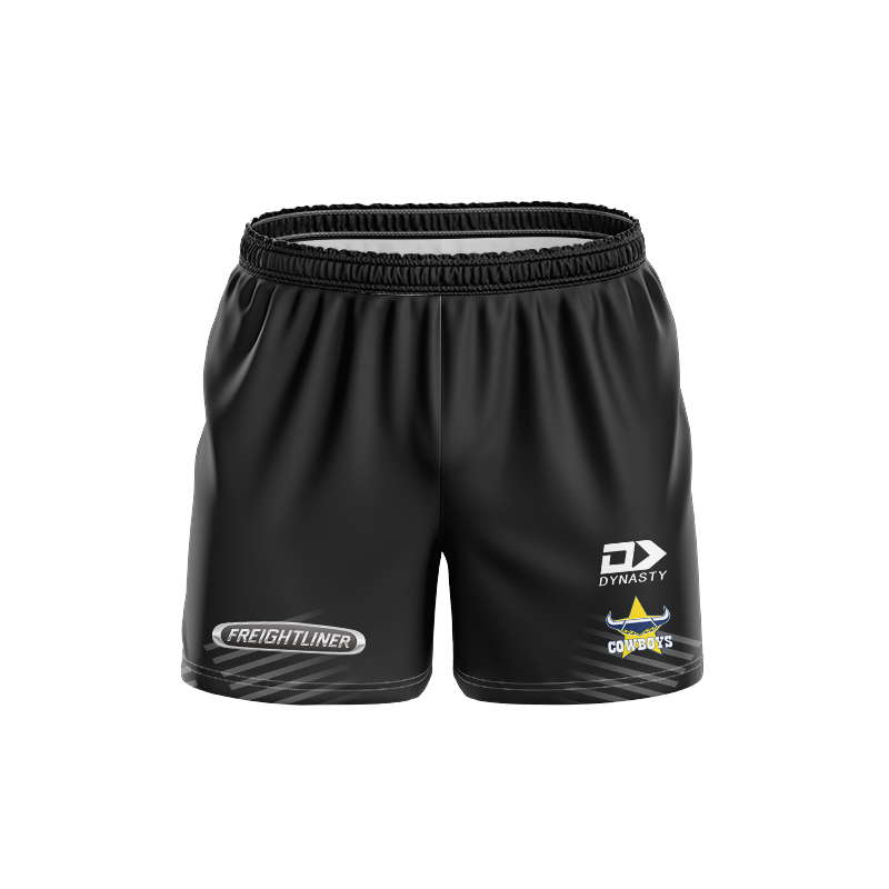 NRL North Queensland Cowboys 2024 Black Training Shorts