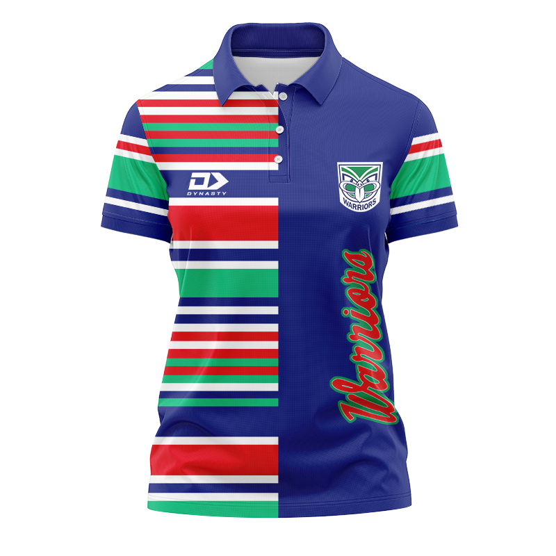 Women's NRL New Zealand Warriors 2024 Heritage Polo Shirt