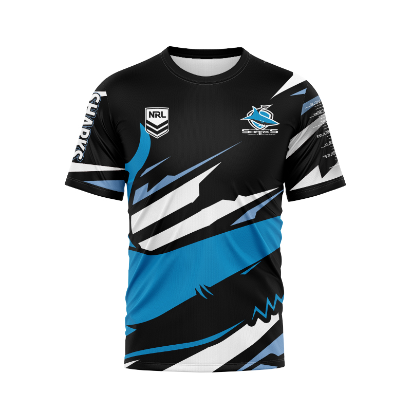 NRL Cronulla-Sutherland Sharks 2024 'FISHFINDER' Jersey