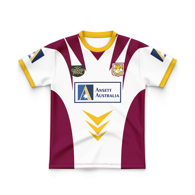Kid's NRL Brisbane Broncos 1998 Retro Jersey