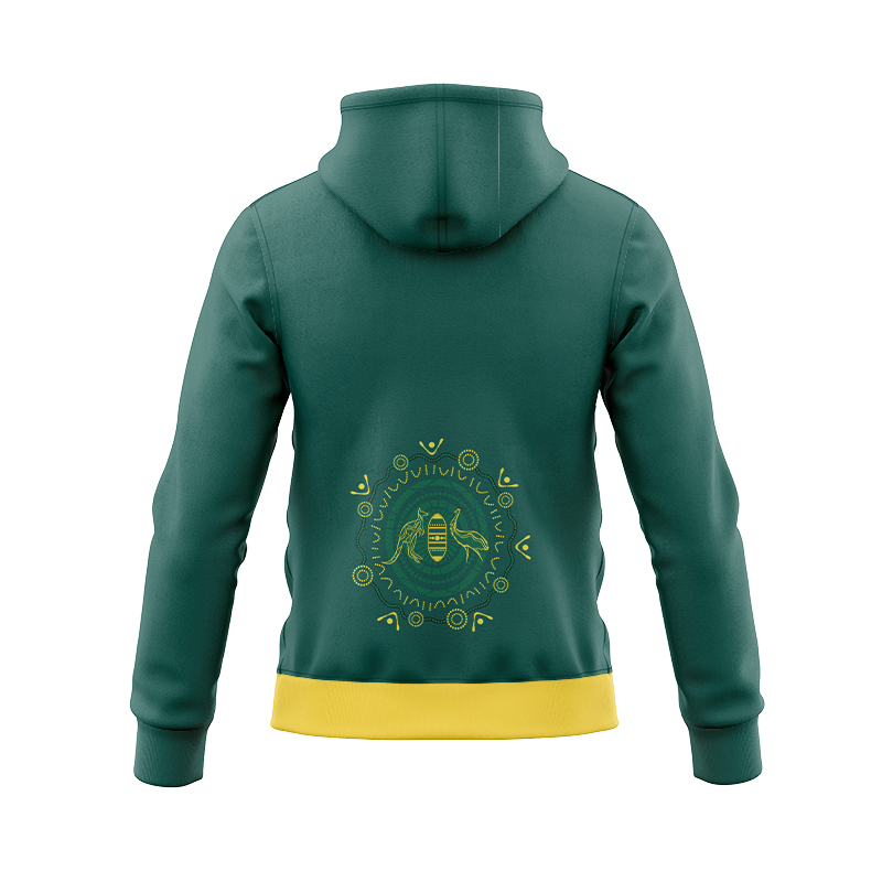 Australia Kangaroos 2024 Indigenous Zipper Hoodie
