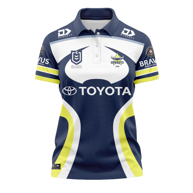 Women's NRL North Queensland Cowboys 2024 Charity Polo Shirt