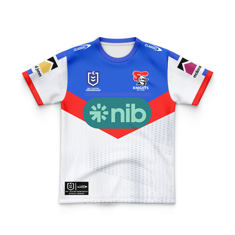 Kid's NRL Newcastle Knights 2023 Away Jersey