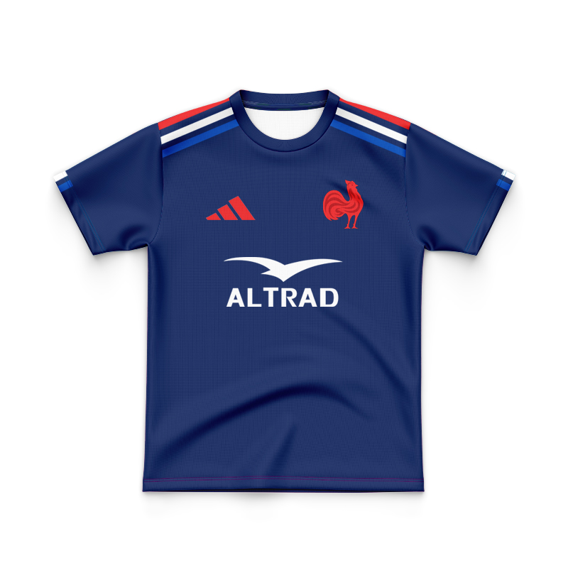 Kid's France Rugby 2024/25 Home Jersey