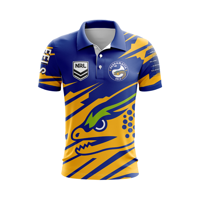NRL Parramatta Eels 2024 'FISHFINDER' Polo Shirt