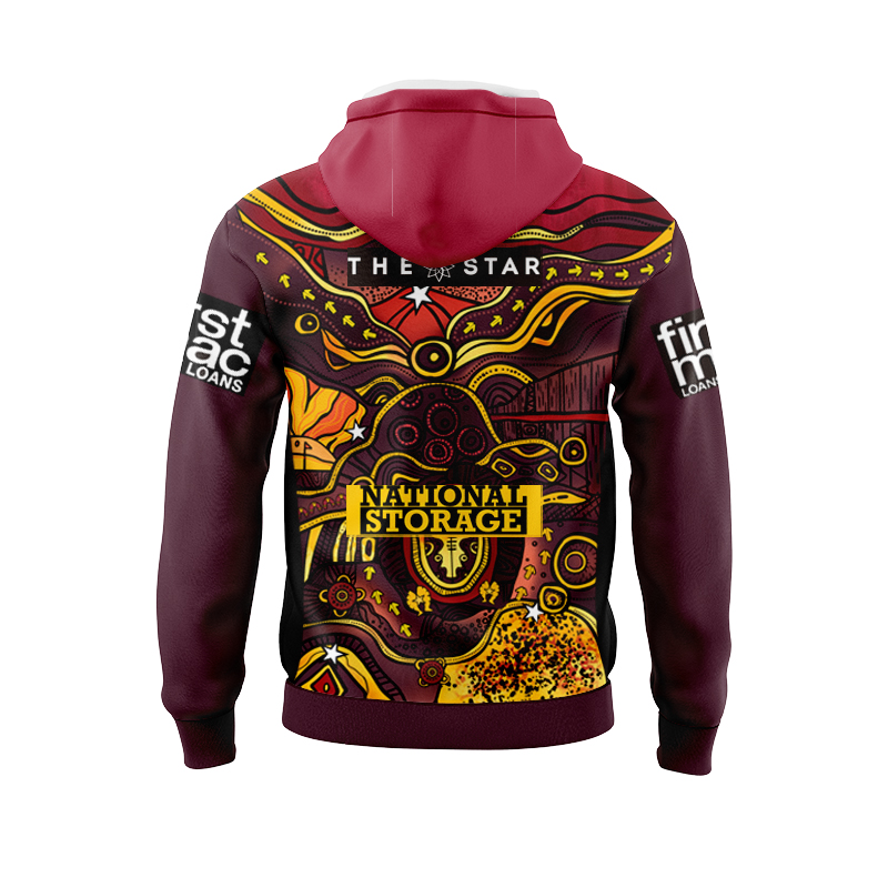 NRL Brisbane Broncos 2021 Indigenous Hoodie