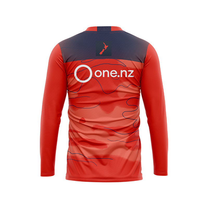 NRL New Zealand Warriors 2024 Long Sleeve Dynasty Pre-Season Training Jersey