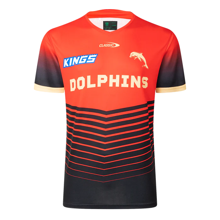 NRL Dolphins 2025 Warm Up Training Jersey