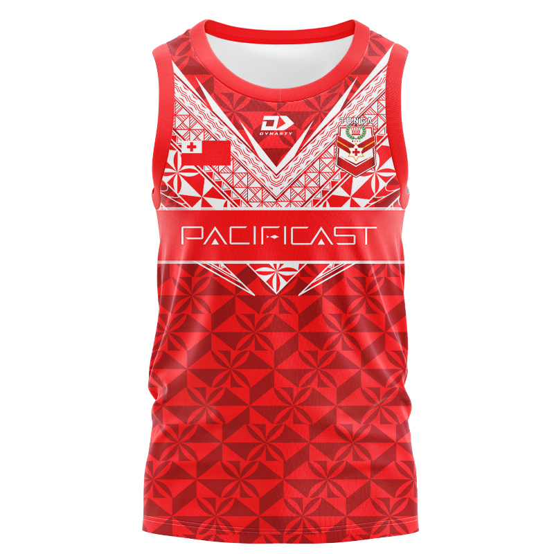 Tonga Rugby League 2024 Home Singlet