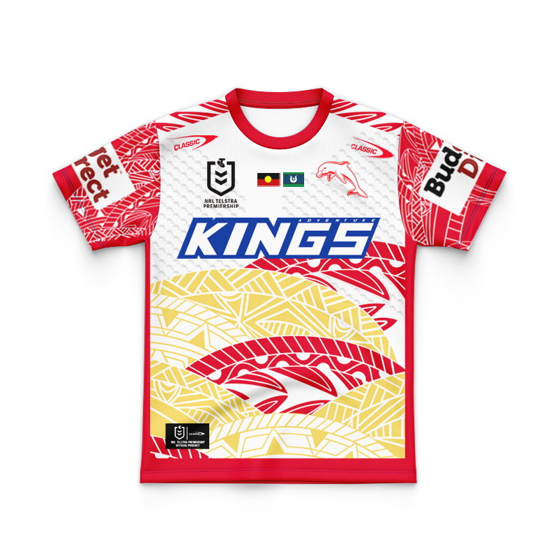 Kid's NRL Dolphins 2024 Indigenous Jersey